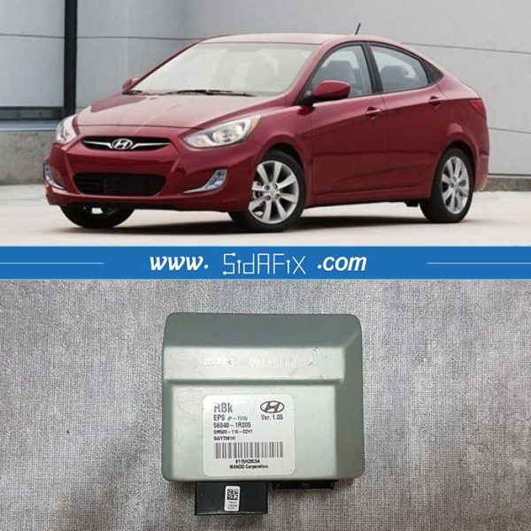 تعمیر یونیت فرمان برقی هیوندای اکسنت 2012 hyundai