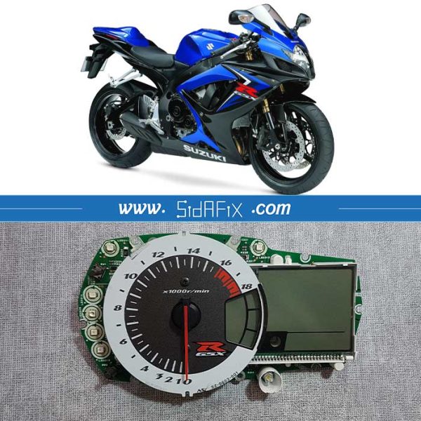 تعمیر صفحه کیلومتر موتور سیکلت سوزوکی GSX 600 SUZUKI