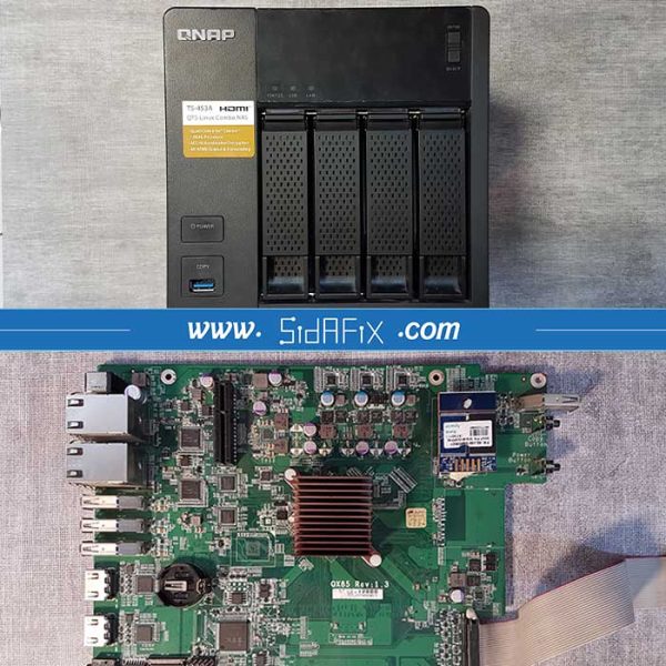 تعمیر ذخیره ساز (هارد) تحت شبکه کیونپ QNAP TS-453A