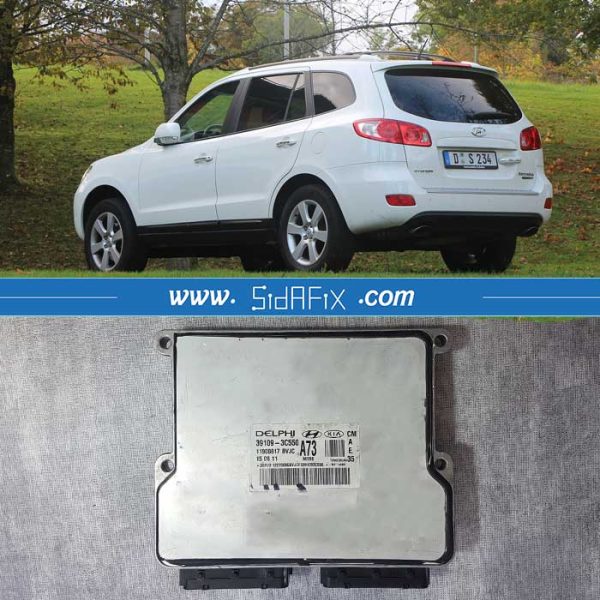 تعمیر کامپیوتر موتور ECU هیوندای سانتافه 2007-2009 CM