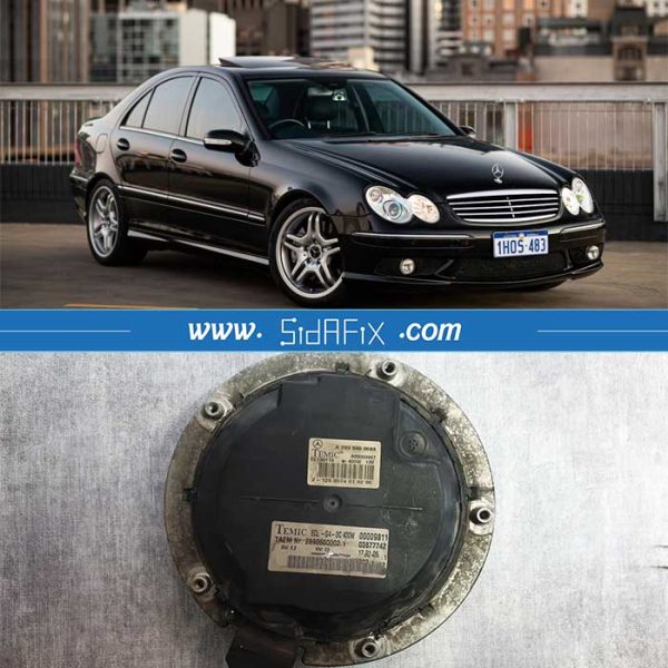 تعمیر کنترل فن رادیاتور بنز w203 2004