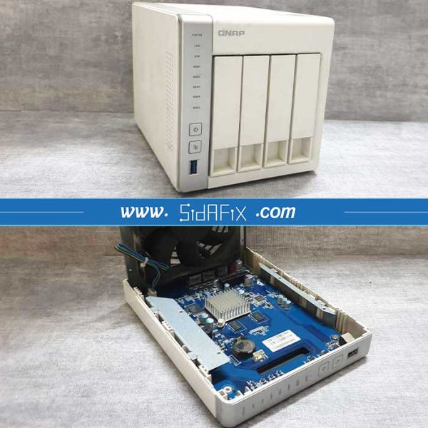 تعمیر ذخیره ساز (هارد) تحت شبکه کیونپ QNAP TS-431