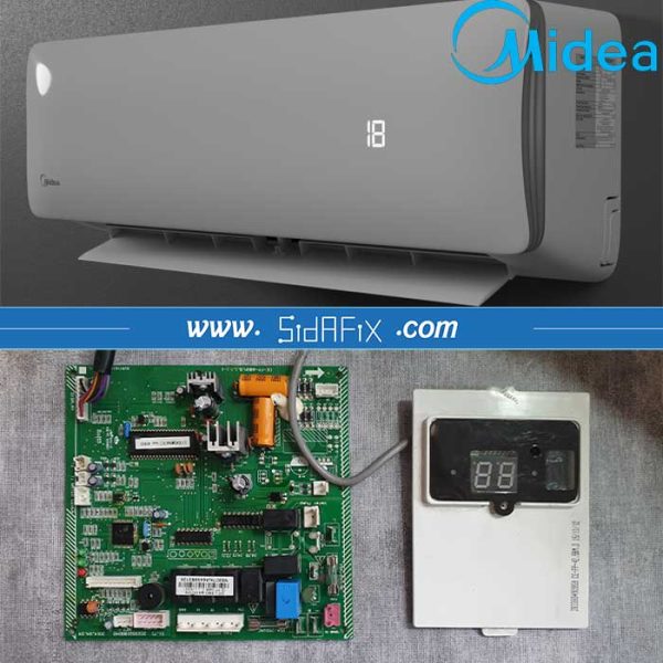 تعمیر برد داخلی کولر گازی میدیا Midea
