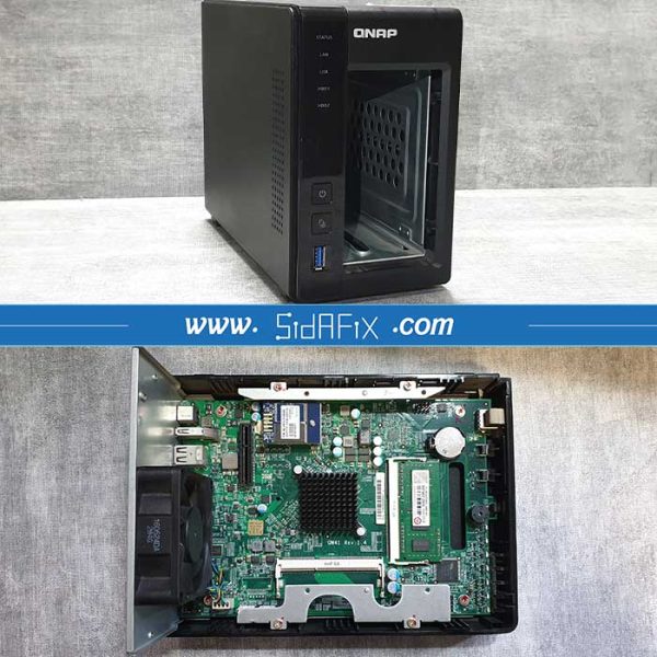 تعمیر ذخیره ساز (هارد) تحت شبکه کیونپ +QNAP TS-251