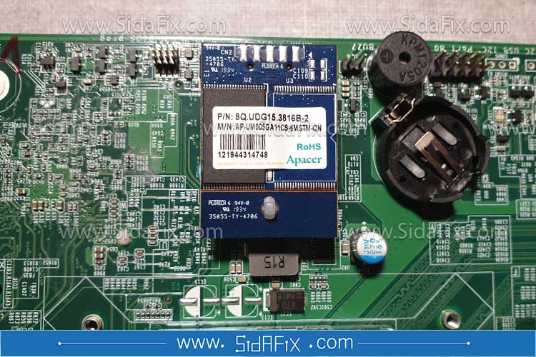 تعمیر ذخیره ساز (هارد) تحت شبکه کیونپ QNAP TVS-672N