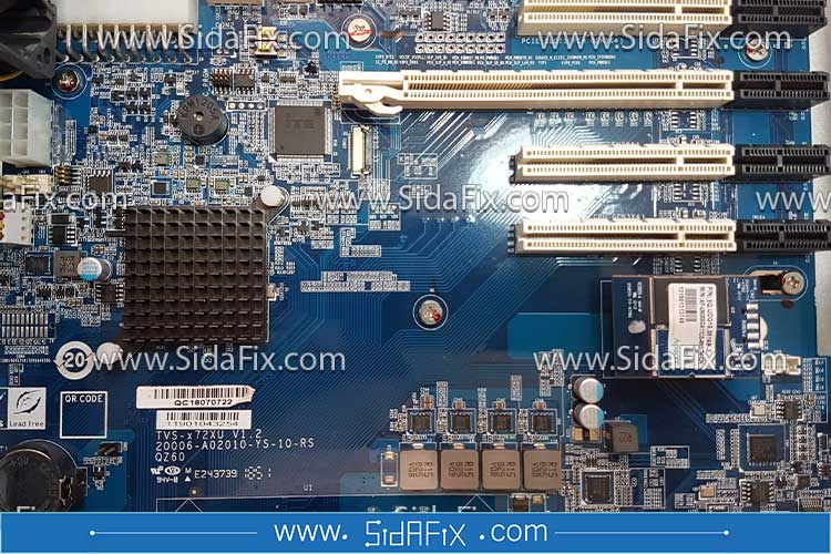 تعمیر ذخیره ساز (هارد) تحت شبکه کیونپ QNAP TVS-872XU