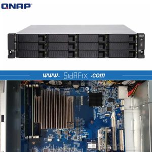 تعمیر ذخیره ساز (هارد) تحت شبکه کیونپ QNAP TS-1283XU