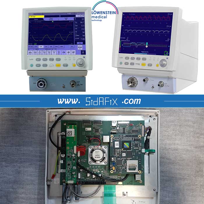 تعمیر دستگاه ونتیلاتور lowenstein مدل Leoni plus