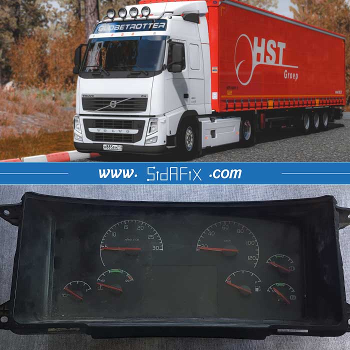 تعمیر صفحه کیلومتر وولو FH420 VOLVO