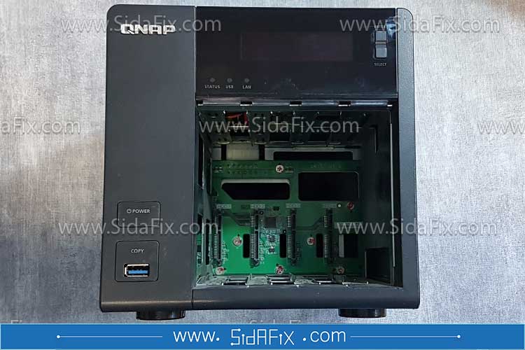 تعمیر ذخیره ساز (هارد) تحت شبکه کیونپ QNAP TS-453 Pro