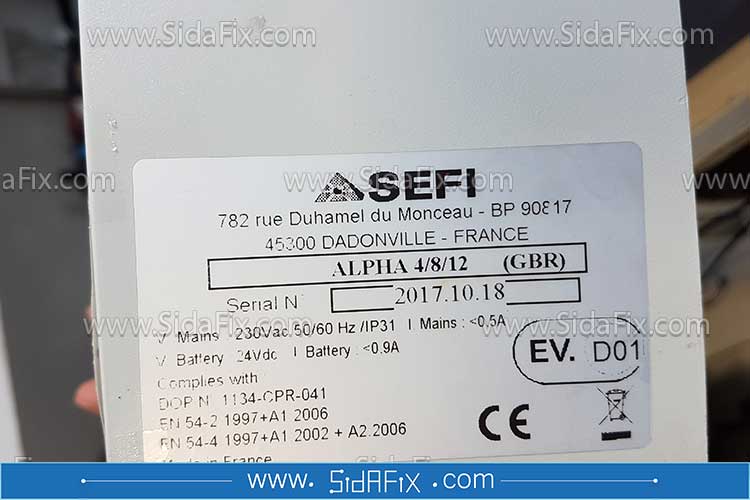 تعمیر پنل اعلام حریق SD3 مدل ALPHA 4/8/12