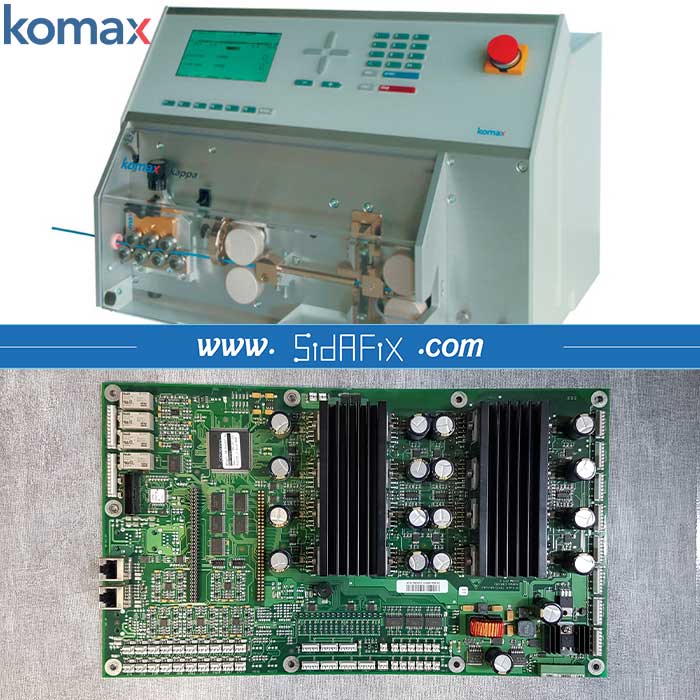تعمیر دستگاه سیم لخت کن و برش Komax مدل Kappa 235