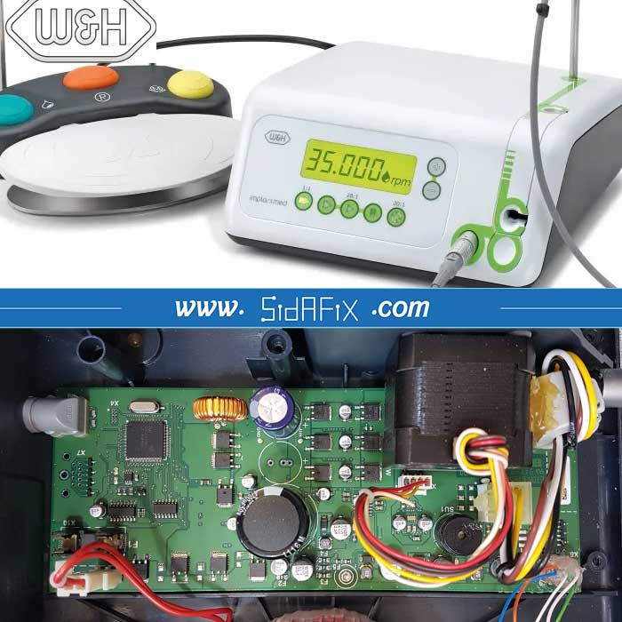 تعمیر دستگاه موتور ایمپلنت W&H مدل SI-923 | سیدافیکس