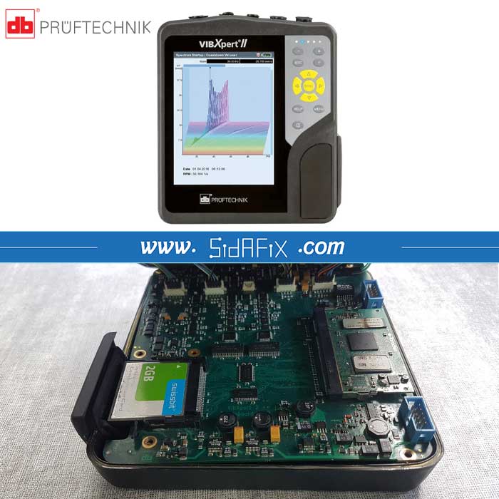 تعمیر ارتعاش‌سنج PRUFTECHNIK مدل VIBXPERT II | سیدافیکس