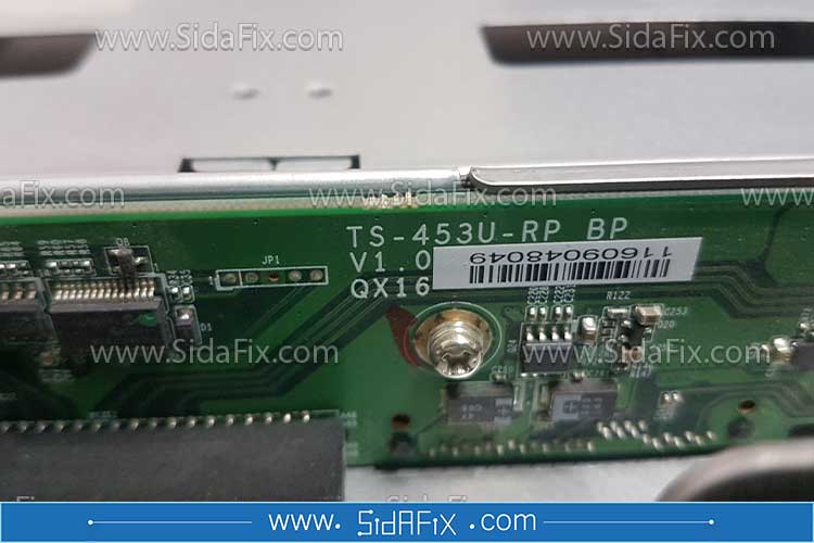 تعمیر ذخیره ساز (هارد) تحت شبکه کیونپ QNAP TS-453U | سیدافیکس