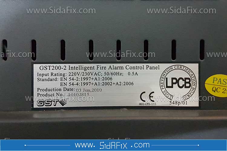 تعمیر پنل اعلام حریق GST مدل GST200-2 | سیدافیکس