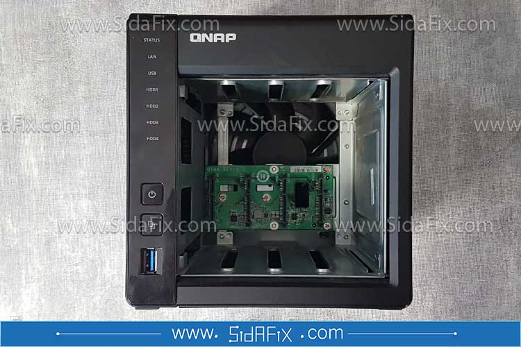 تعمیر ذخیره ساز (هارد) تحت شبکه کیونپ QNAP TS-431X