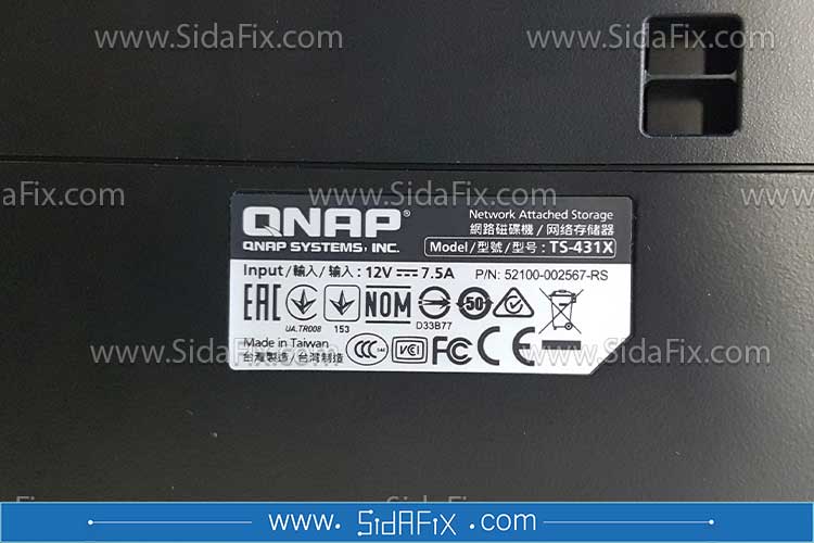 تعمیر ذخیره ساز (هارد) تحت شبکه کیونپ QNAP TS-431X