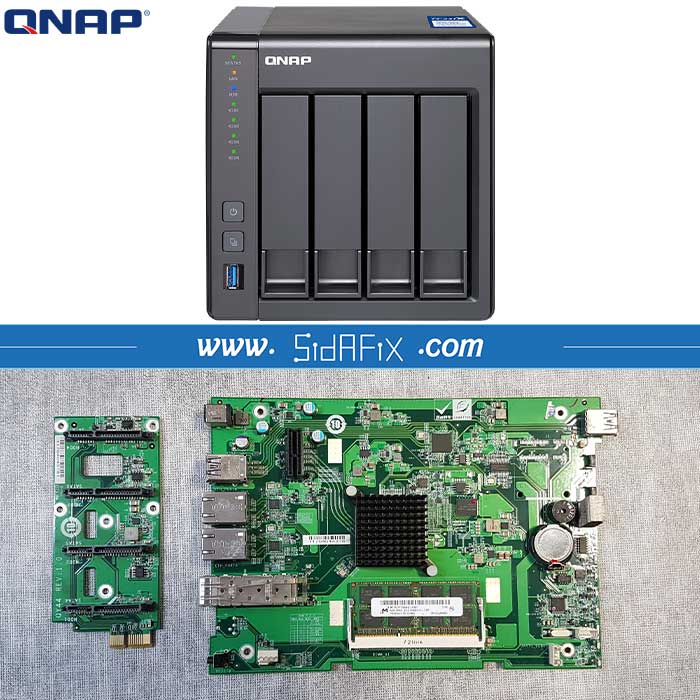 تعمیر ذخیره ساز (هارد) تحت شبکه کیونپ QNAP TS-431X