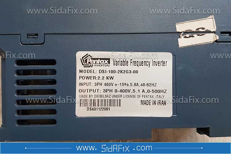تعمیر اینورتر پنتاکس مدل DSI-100 | سیدافیکس