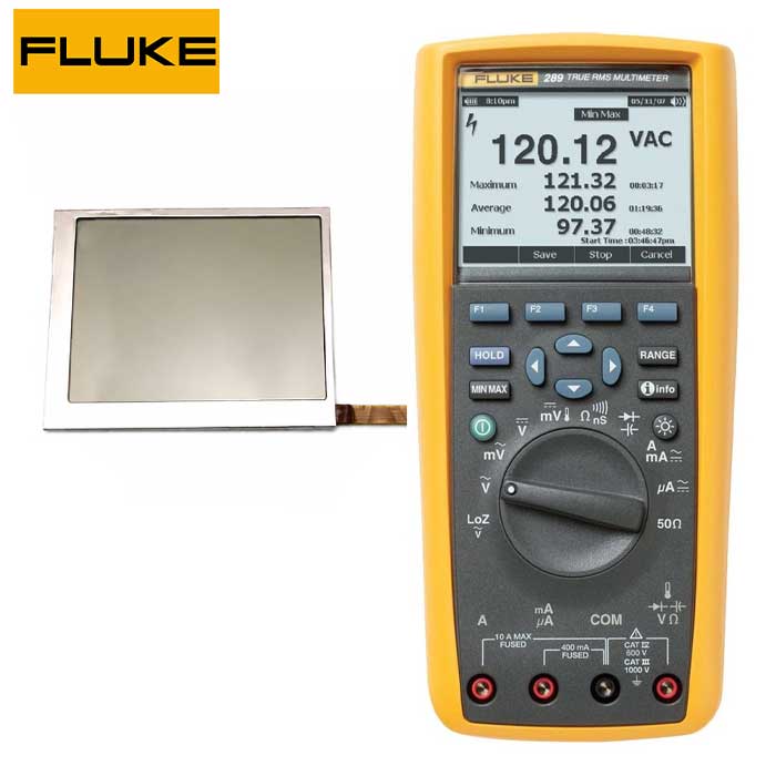 صفحه نمایش (LCD) مولتی متر فلوک 289